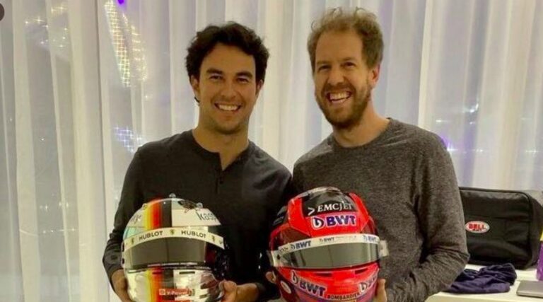 Checo Pérez envía emotivo mensaje a Sebastian Vettel por su retiro: “Estoy orgulloso de ti y de todo lo que lograste en el deporte”