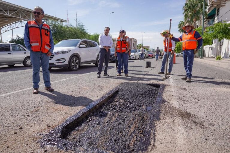 No habrá tregua: Continúa Ayuntamiento con plan urgente de bacheo