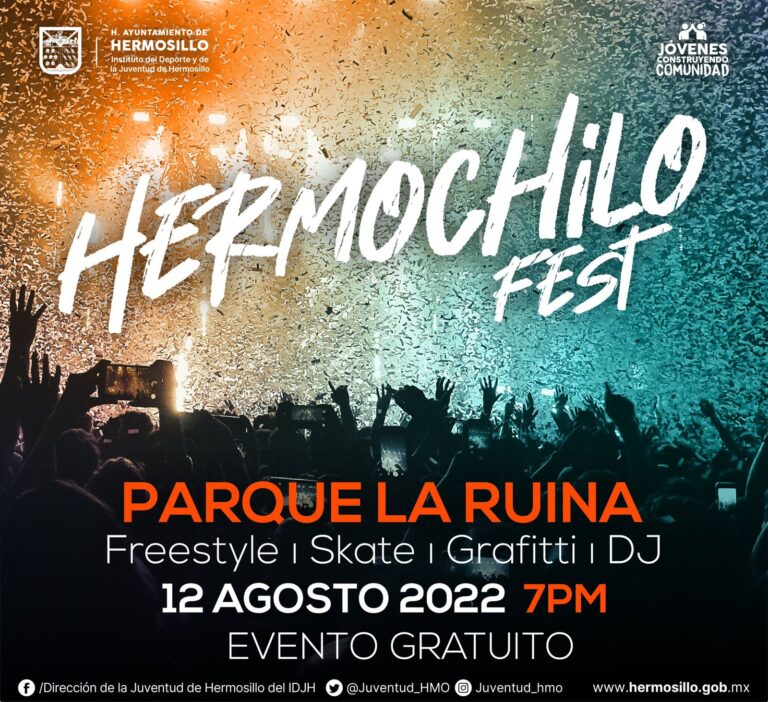 Será este viernes el Hermochilo Fest en el Parque La Ruina