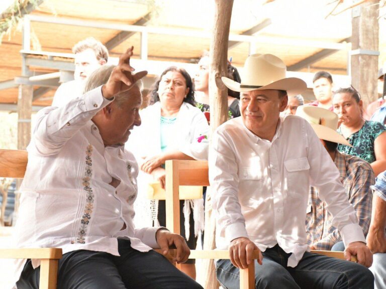 Junto al presidente Andrés Manuel López Obrador, el gobernador Alfonso Durazo supervisa avances del Plan de Justicia para el Pueblo Yaqui