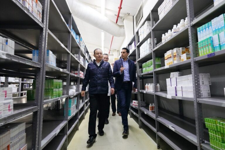 Avanza Gobierno de Sonora para abastecer medicamentos a derechohabientes de Isssteson: Alfonso Durazo