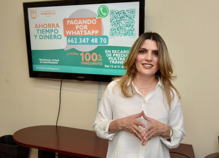 Podrán pagar contribuciones municipales a través de WhatsApp