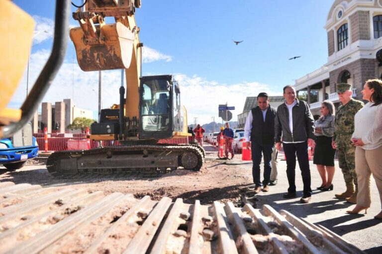 Supervisa gobernador Alfonso Durazo inicio de obras de rehabilitación de la avenida Aquiles Serdán en Guaymas