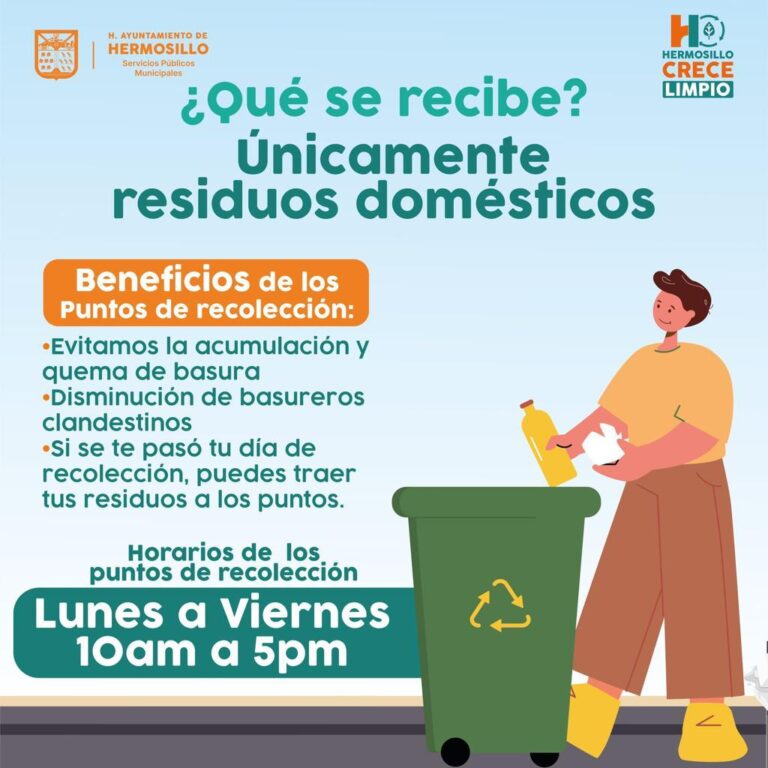 Provee Servicios Públicos tres puntos de recolección de basura doméstica