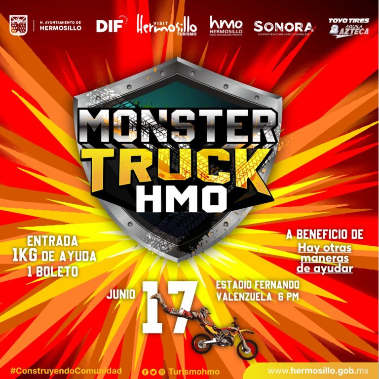 Van más de 1.8 toneladas de ayuda recaudados para ver Monster Truck HMO