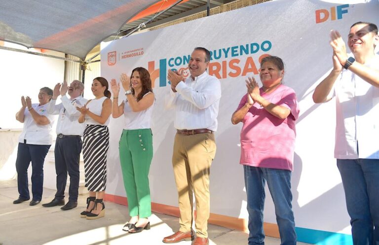 Inician Toño Astiazarán y Patricia Ruibal programa Construyendo Sonrisas