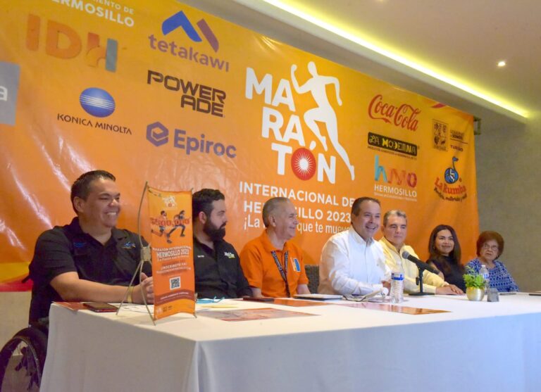 Preside Toño Astiazarán anuncio del Gran Maratón Hermosillo 2023