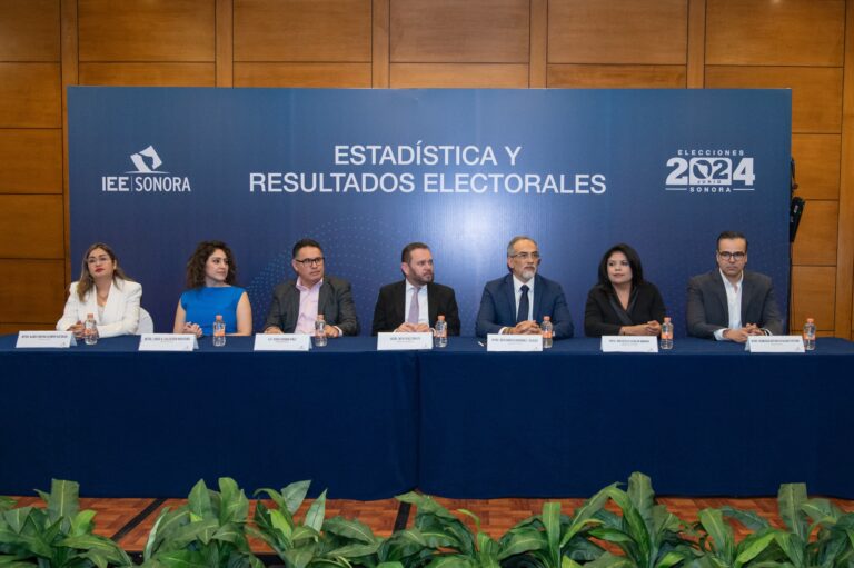 Presenta IEE Sonora estadísticas y resultados del Proceso Electoral 2023 – 2024